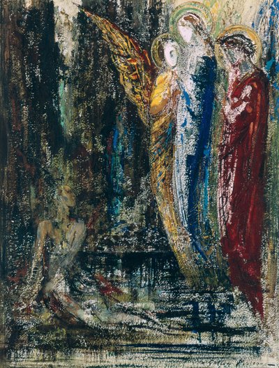 Job et les Anges, vers 1890 - Gustave Moreau